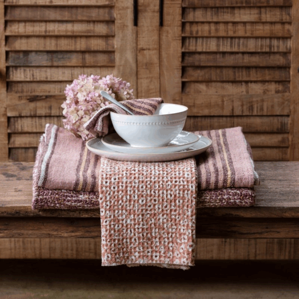 Hollyhock Striped Dishcloth - Image 2