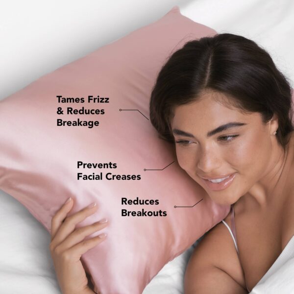 Satin Pillowcase - Blush - Image 2