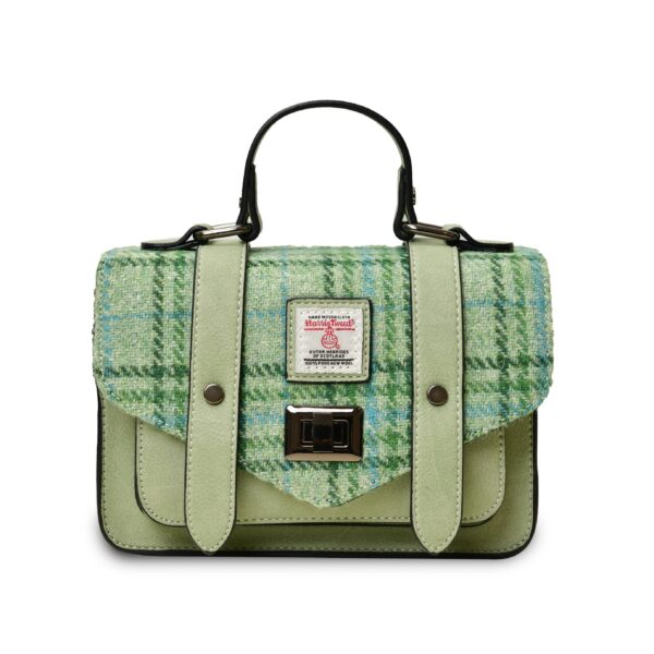The Mini Satchel: Blue Tartan - Image 12
