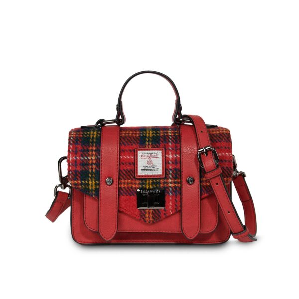 The Mini Satchel: Blue Tartan - Image 16