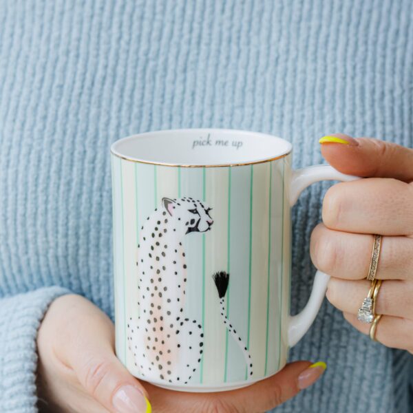 YVONNE ELLEN MEDIUM MUG CHEETAH - Image 2
