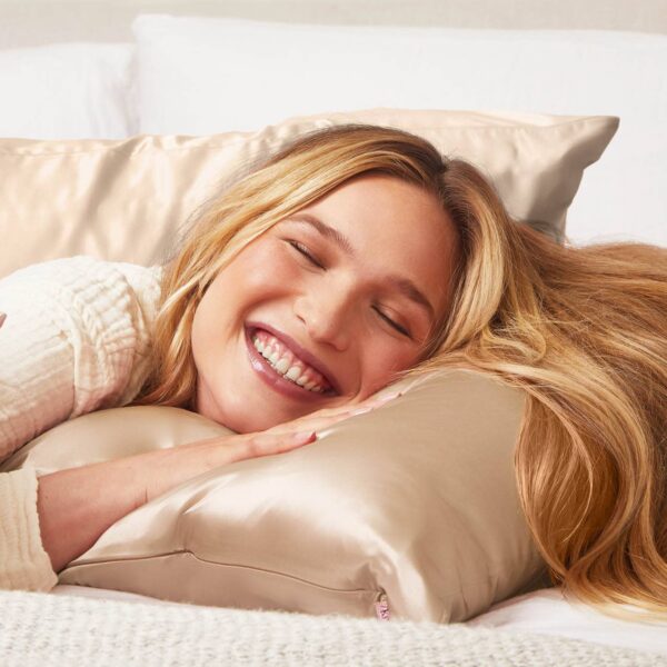 Satin Pillowcase - Champagne - Image 7