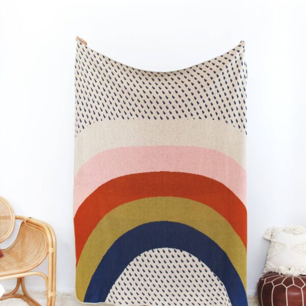 Calhoun & Co. - Rainbow Throw Blanket - Image 2