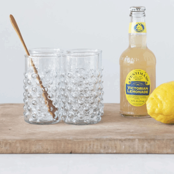 Hobnail Drinking Glass