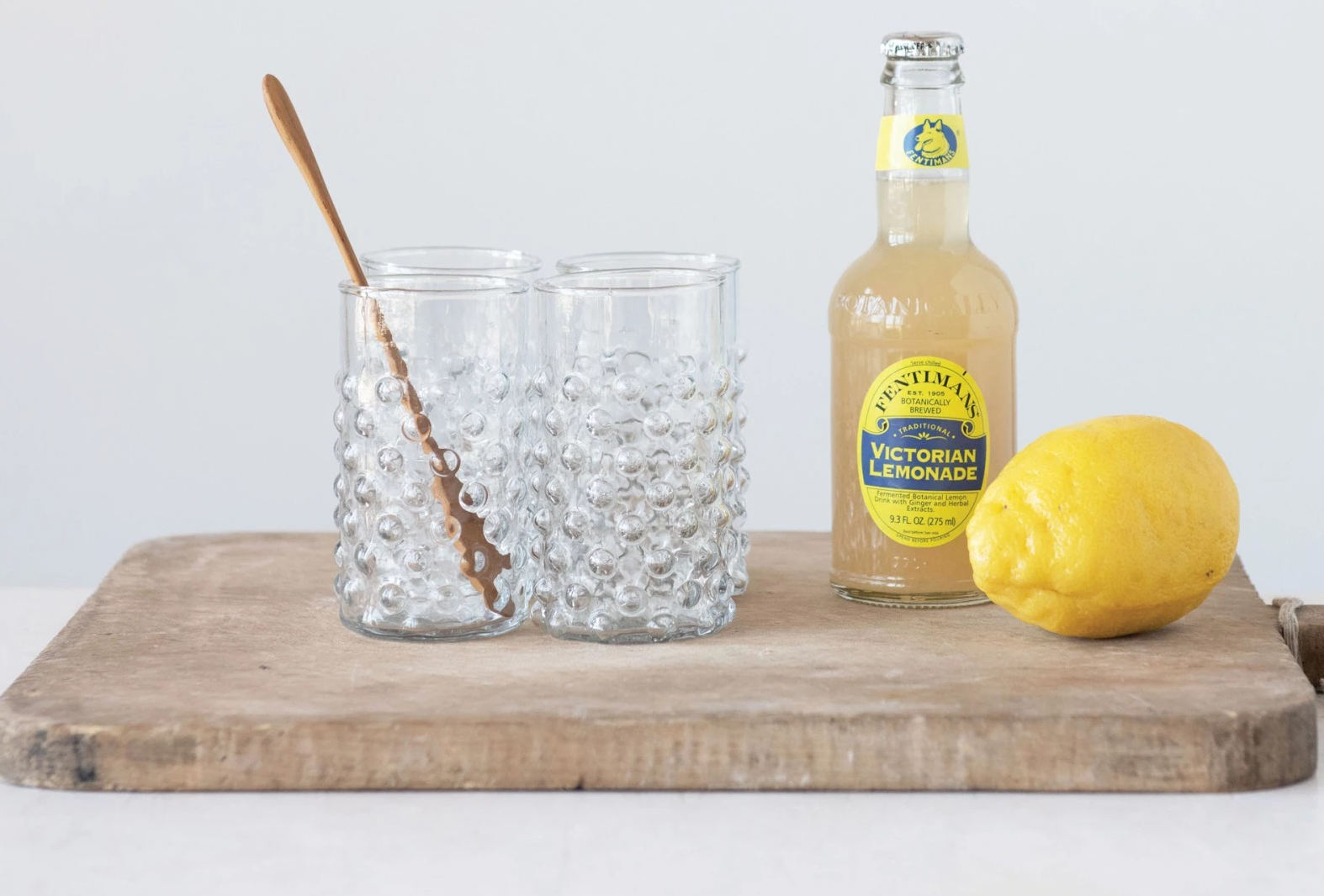 Hobnail Drinking Glass