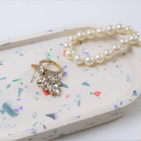 Oval Jewelry tray Terrazzo - Image 7