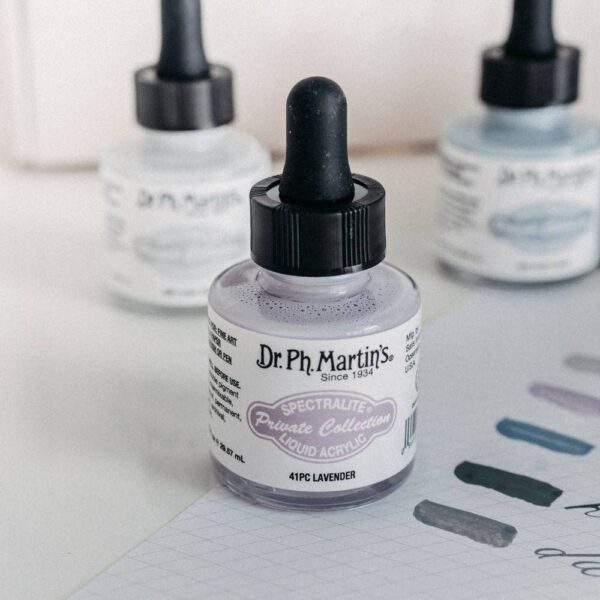 Cool Tone Calligraphy Ink Set of 5 - Image 8