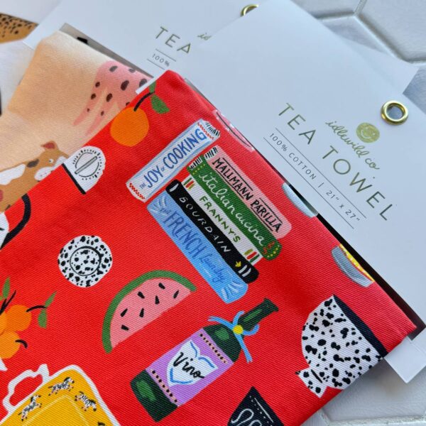 Idlewild Co. - Colorful Wild Cats Tea Towel - Image 3