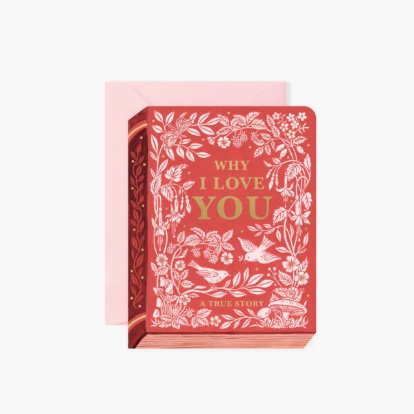WHY I LOVE YOU "BOOK" | Valentine's Day greeting card - Image 3