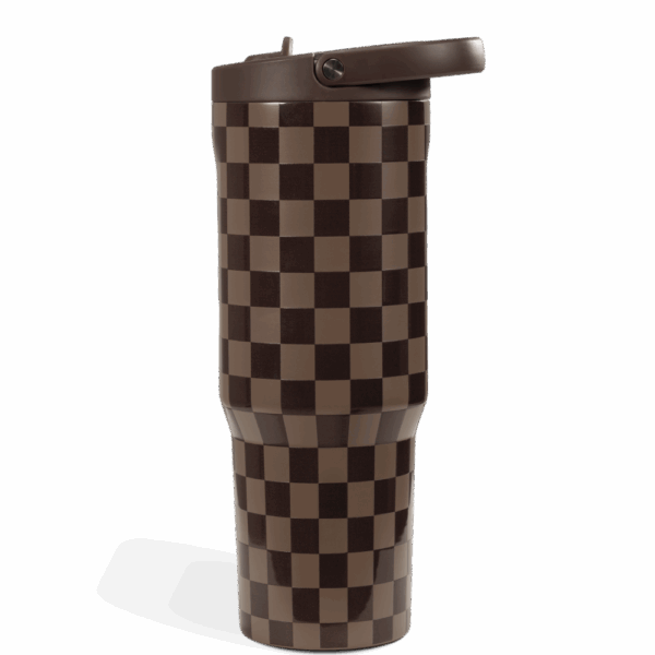 Autumn Checkers HydroJug 32 oz Sport Water Bottle