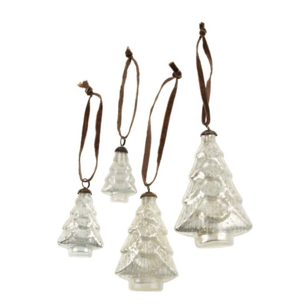 Glass Christmas Tree Ornament L - Image 3