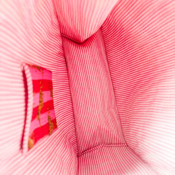 Tiger Lily | Large Quilted Tote Bag