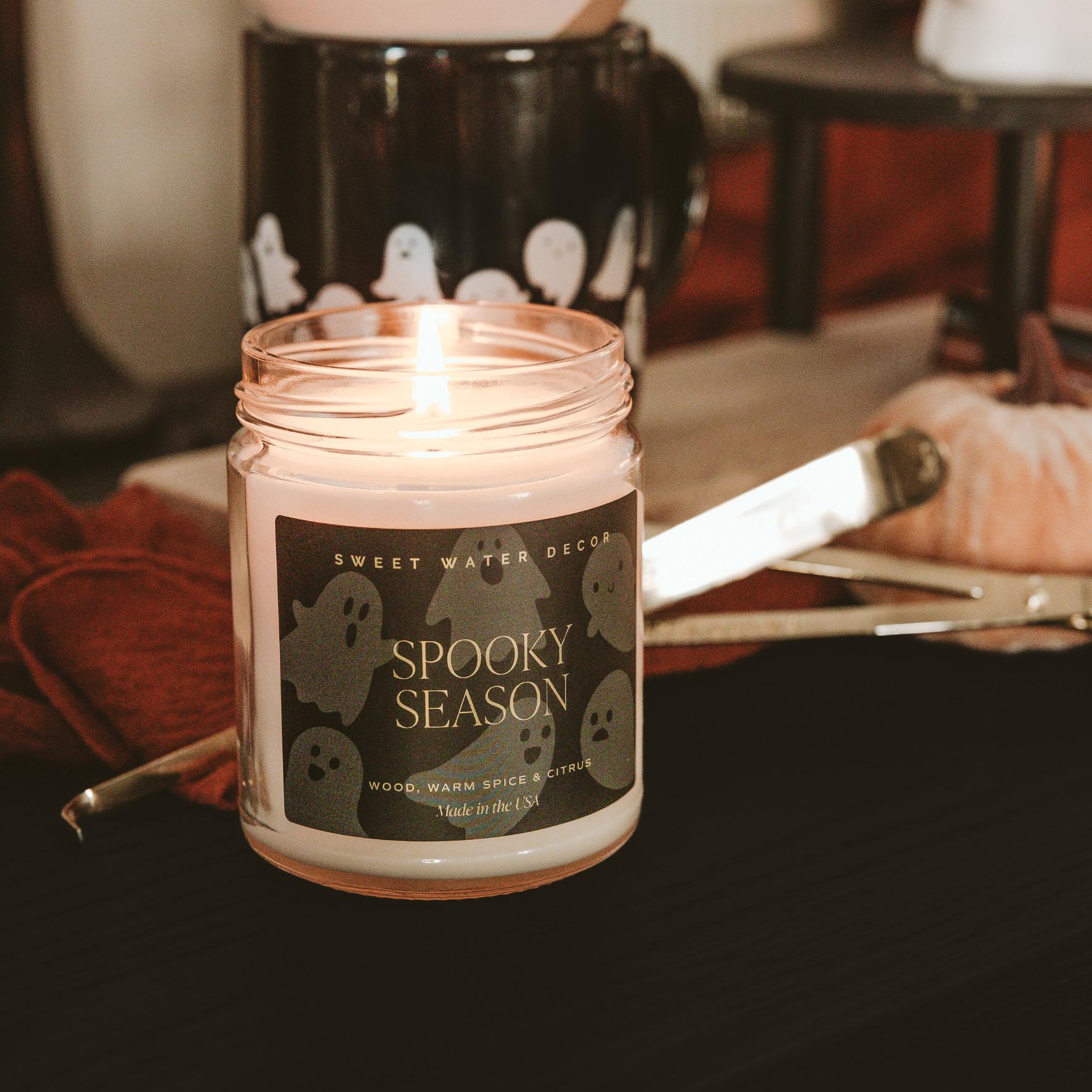 Sweet Water Decor - *NEW* Spooky Season 9 oz Soy Candle - Fall Decor and Gifts - Image 7