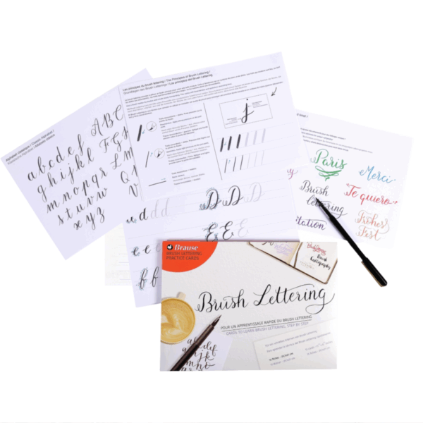 Exaclair - Brause Brush Lettering Calligraphy Practice Set