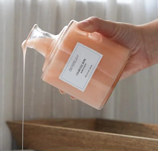 Charcoal Rose Bubble Bath 8 fl oz - Image 2