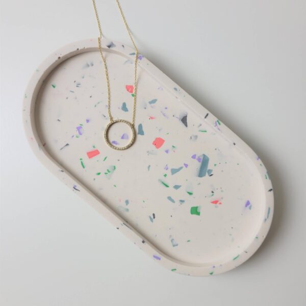 Oval Jewelry tray Terrazzo - Image 6