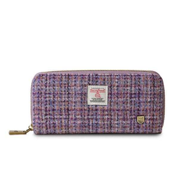 The Long Zip Purse: Black and White Dogtooth - Image 14