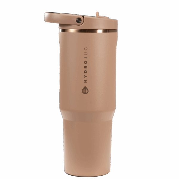 Caramel HydroJug 32 oz Sport Water Bottle