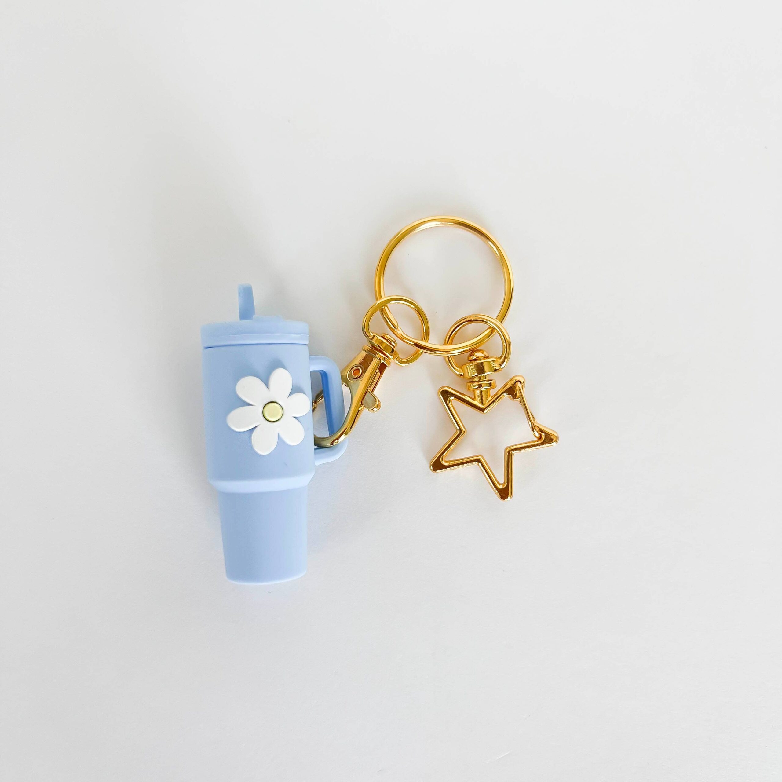 Mini Stanley Cup Keychain Accessories – Daisy Flower Design - Image 7