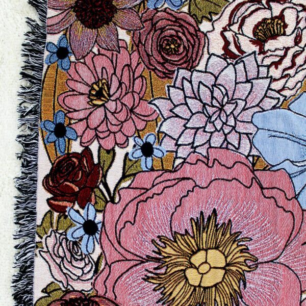 Calhoun & Co. - Dream Garden Tapestry Blanket - Image 3