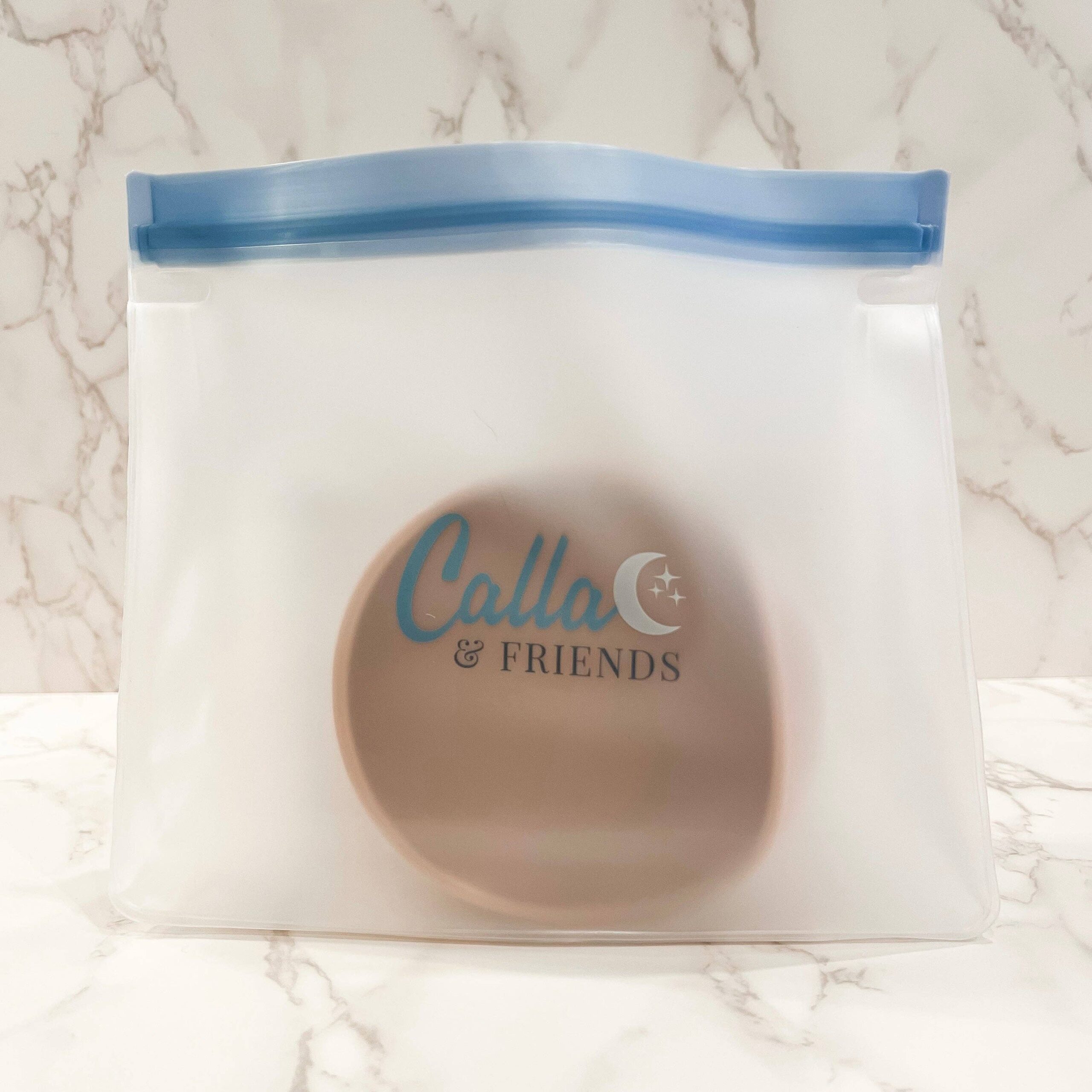 Easy Scoop Suction Bowl: White Marble - Image 7