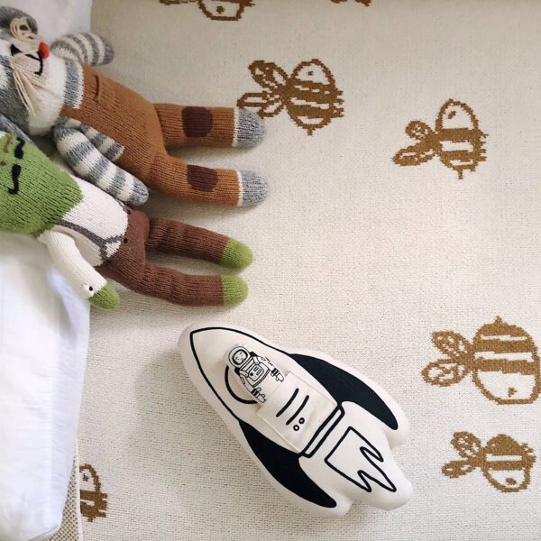 Imani + KIDS by Imani Collective - Rocket + Astronaut Canvas Pillow - Image 12