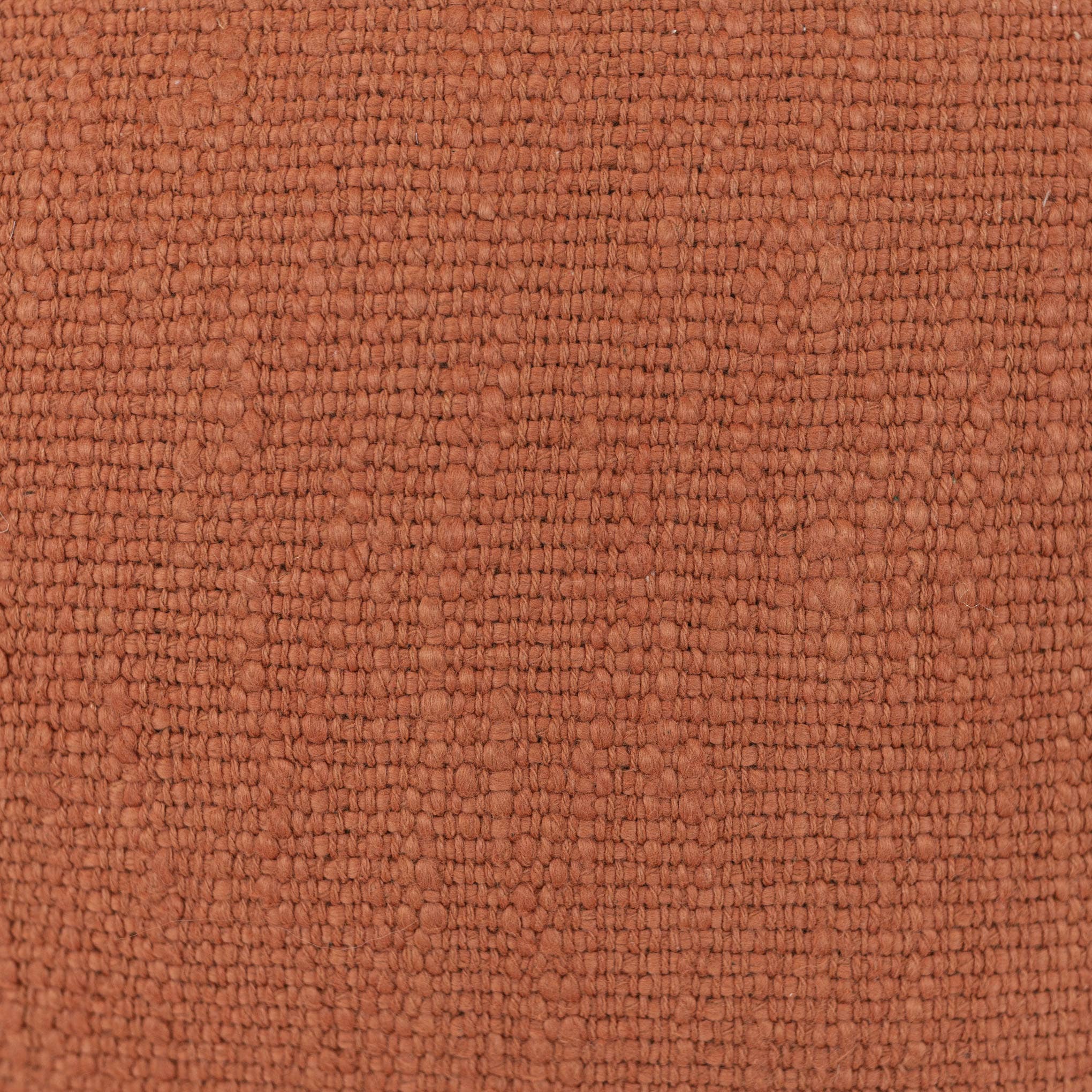 Foreside Home & Garden - Mattie 18x18 Woven Rust Yarn Fringe Filled Pillow Cotton - Image 3