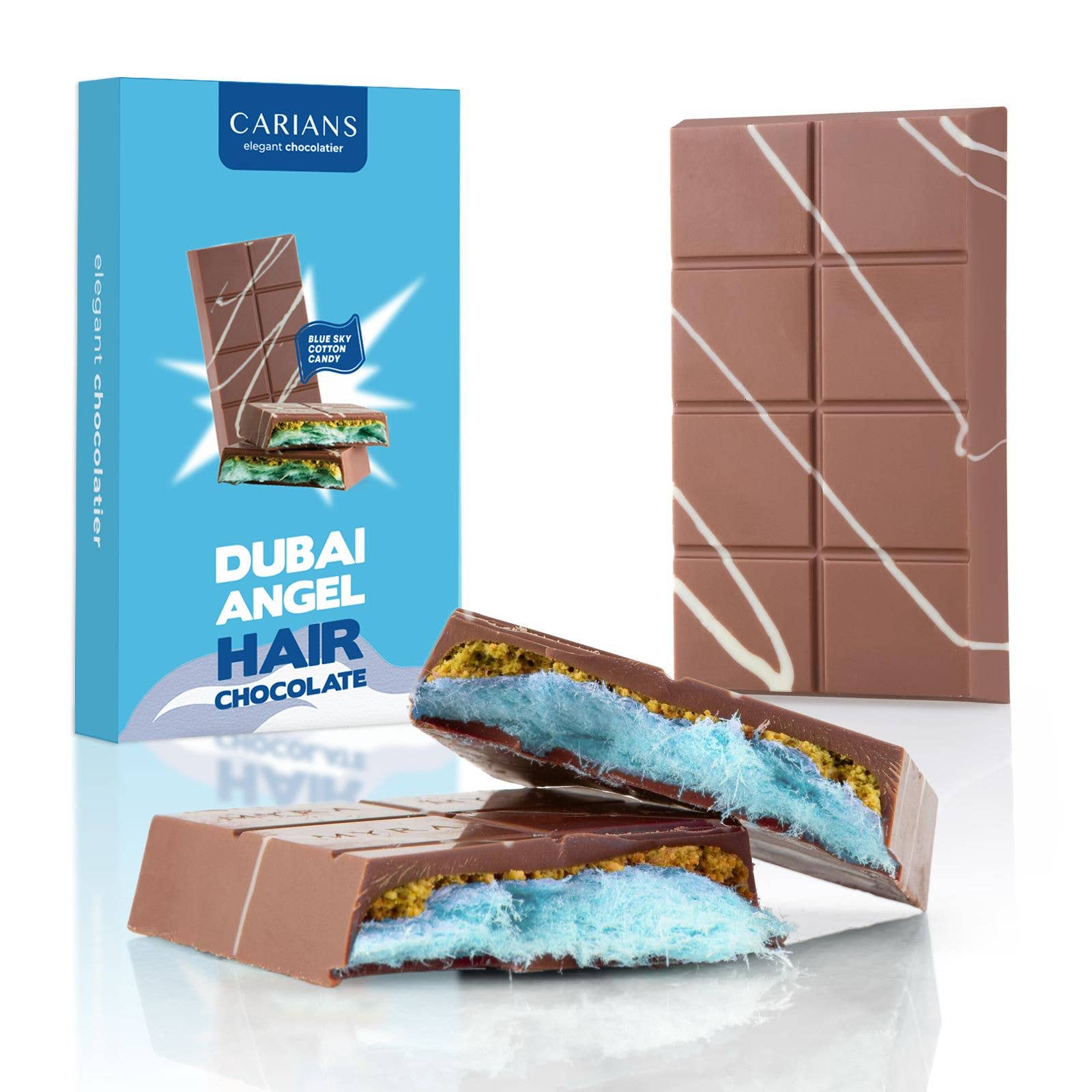 Caramerl Viral Angel Hair Dubai Chocolate Cotton Candy