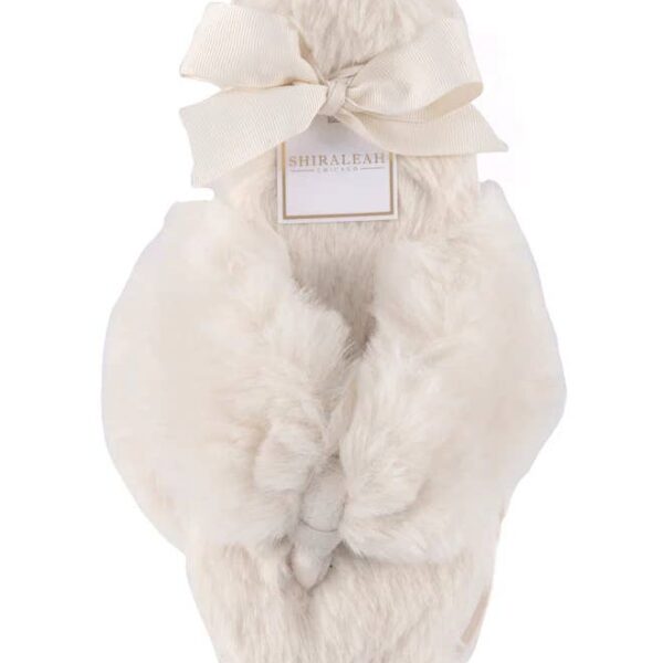 RINA THONG SLIPPERS L/XL, IVORY - Image 4