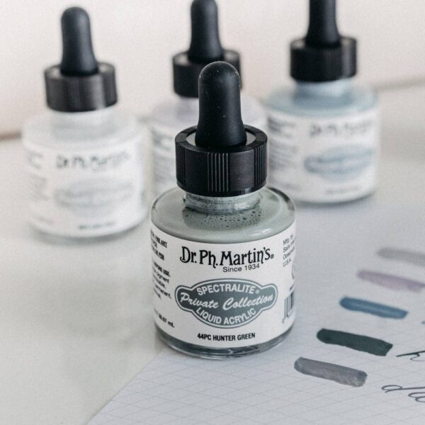 Cool Tone Calligraphy Ink Set of 5 - Image 10