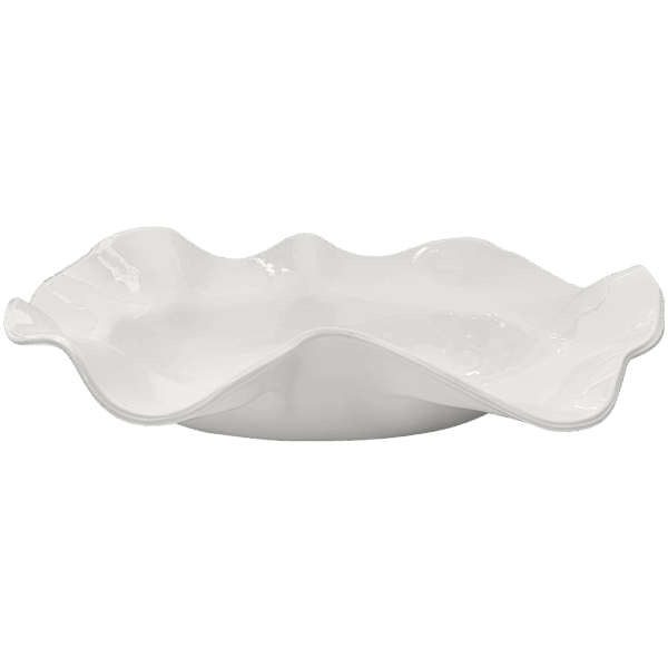Relish - Large wavy one of a kind serving bowl 100% melamine BPA free - Image 2