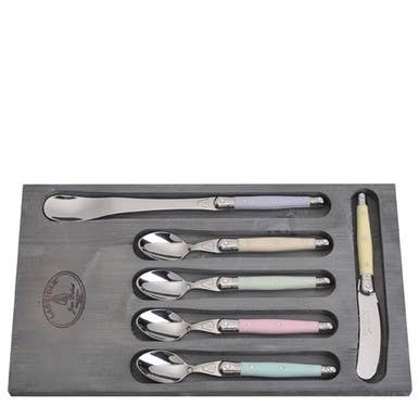 The French Farm - Jean Dubost 6pc Coffee & Tea Set Pastel