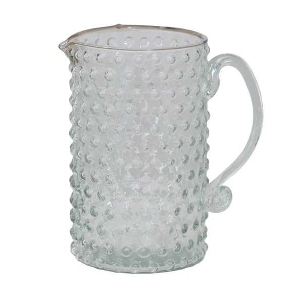 8 oz. Recycled Glass Hobnail Creamer
