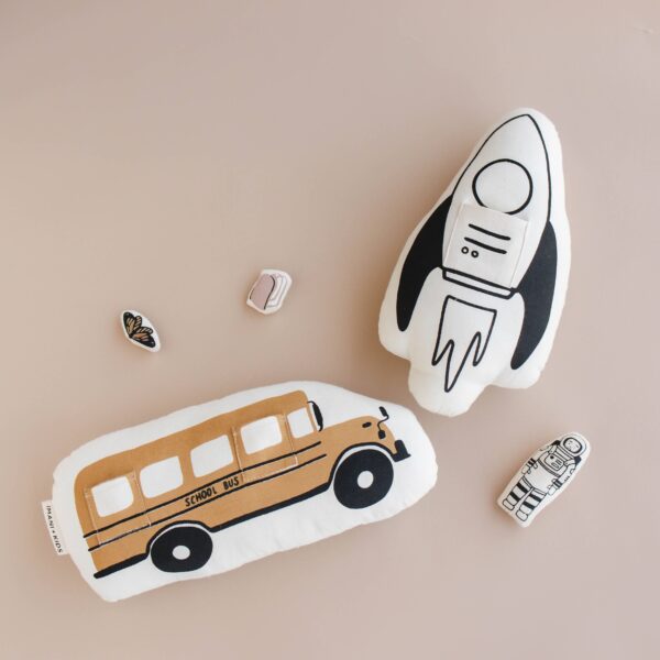 Imani + KIDS by Imani Collective - Rocket + Astronaut Canvas Pillow - Image 9