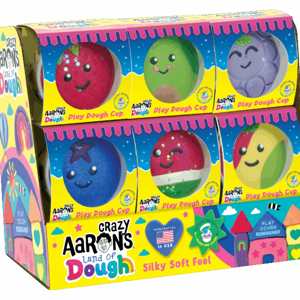 Land of Dough - Land of Dough 12 Count Medium Fruit Cup Display