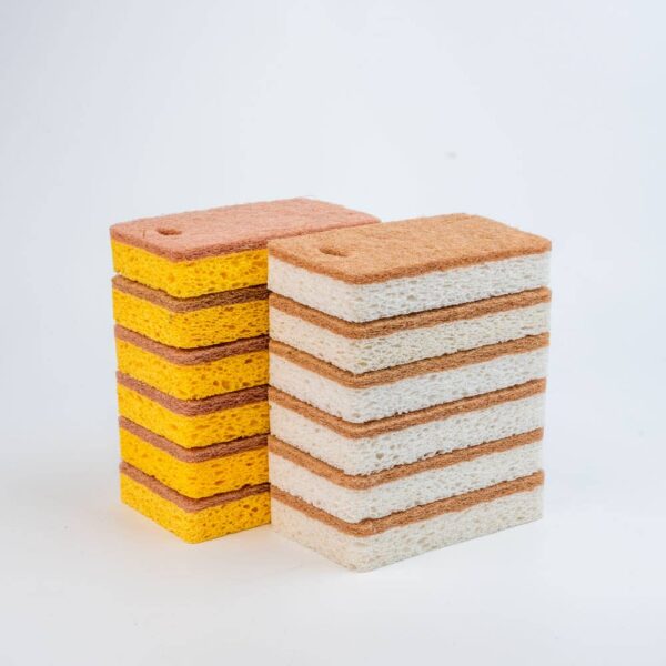 EcoFreax - Walnut and Cellulose Biodegradable Scrubber Sponge - Image 2