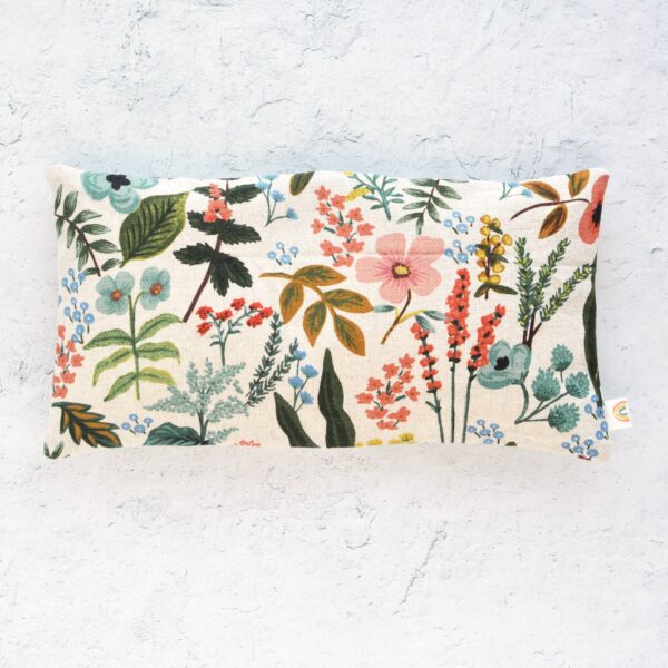 Oversized Eye Pillow in Amalfi Herb Garden Floral Botanical: Lavender - Image 3