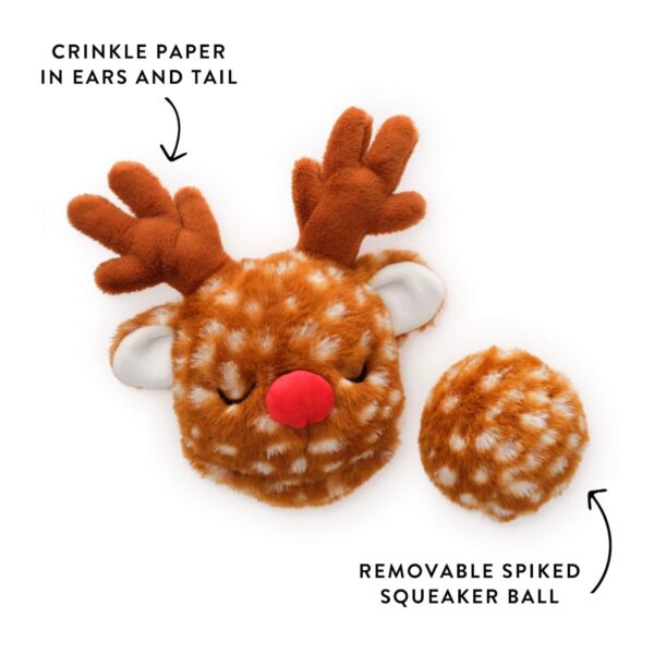 Reindeer 2-in-1 Bounce Dog Toy - Image 2
