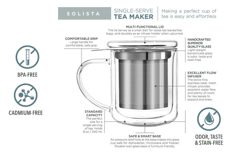 Teabloom Solista Single-Serve Tea Maker - Image 3