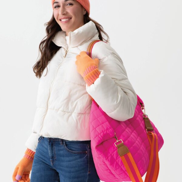 EZRA TRAVEL TOTE: Magenta - Image 29
