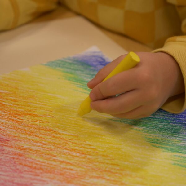 Organic Beeswax Crayons: 12 Classic Colors in Stick - Image 2