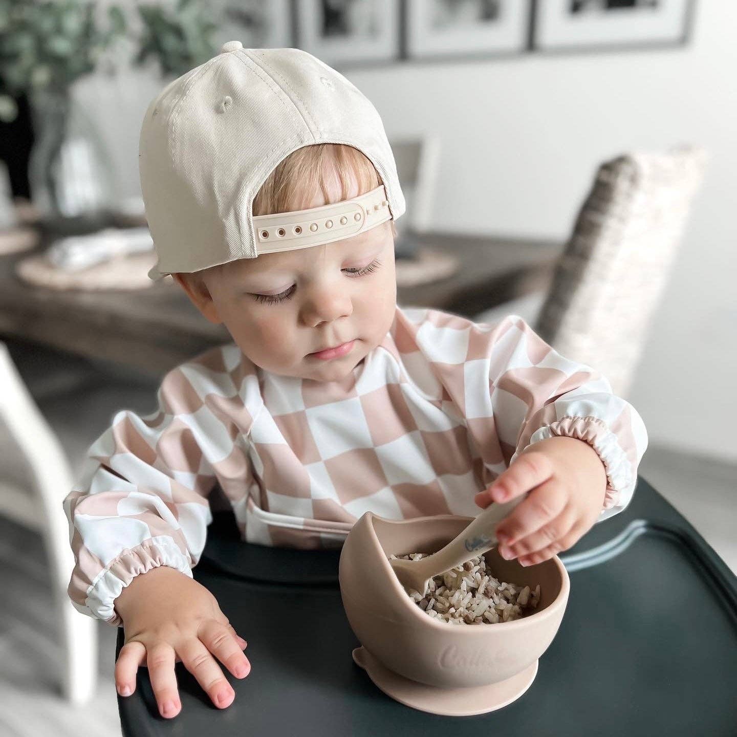 Easy Scoop Suction Bowl: White Marble - Image 10