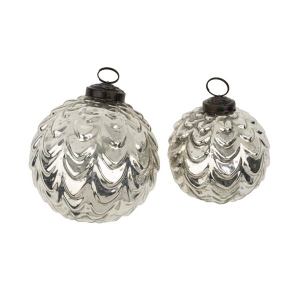 Silverfrost Holiday Ornament S, Waves - Image 2