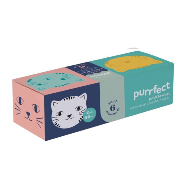 Purrfect Shaped Pinch Bowls Set of 6 - Image 4