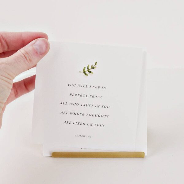 Brass card holder - Image 4
