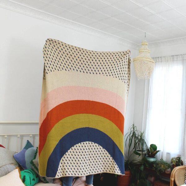 Calhoun & Co. - Rainbow Throw Blanket - Image 6