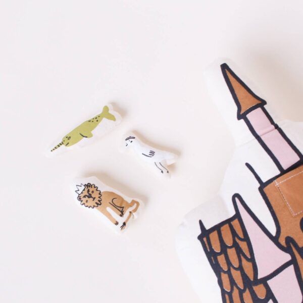 Imani + KIDS by Imani Collective - Interactive Castle Pillow - Canvas Material - Image 3