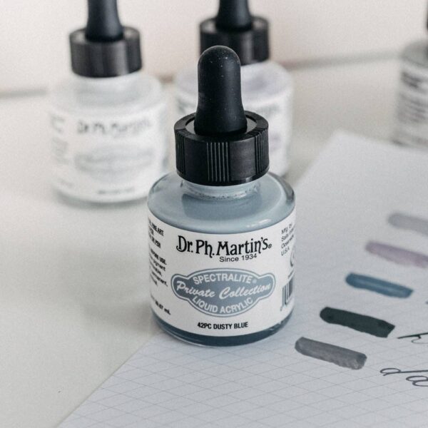 Cool Tone Calligraphy Ink Set of 5 - Image 9