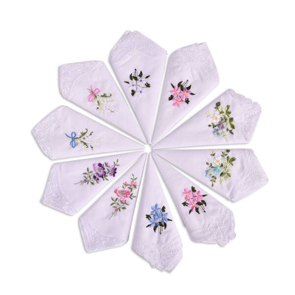 Embroidered Napkins Floral Lace - Image 6