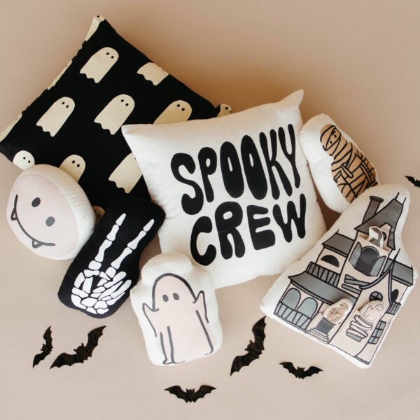 Imani + KIDS by Imani Collective - Skeleton peace sign pillow - Image 7